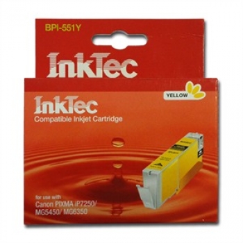 InkTec Tintenpatrone yellow ersetzt CLI-551Y XL