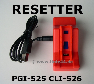 Sudhaus Redsetter für Canon PGI-525 CLI-526 Druckerpatronen, Chip Resetter USB Version