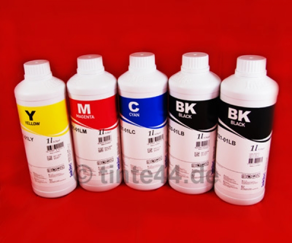 5x 1 Liter Inktec Tinte PGI-5BK CLI-8C/M/Y/BK